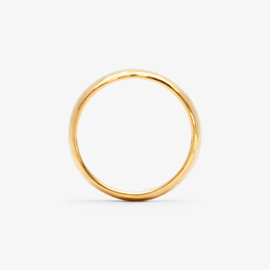 MR0136 | 5.3mm Half Round Hammered Band