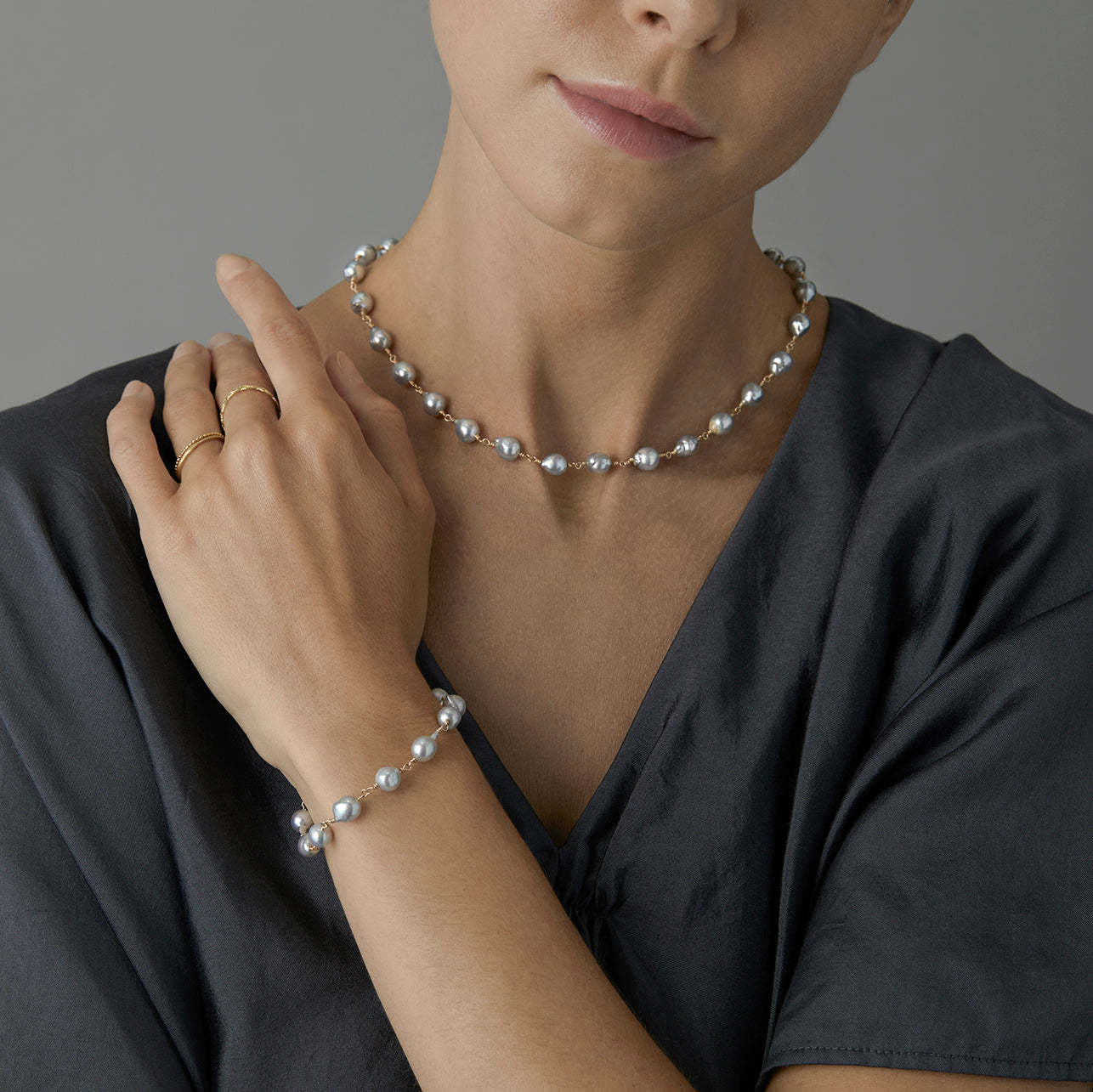 14K Yellow Gold on Model