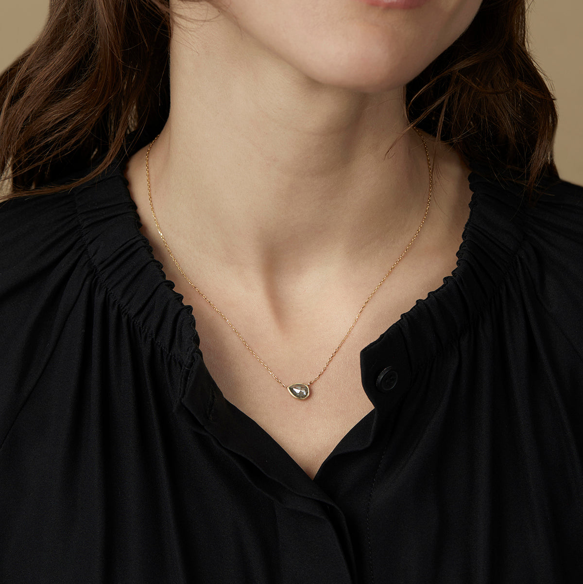 1.44 Carat One-of-a-Kind Rose Cut Diamond Necklace | DN20-OOAK