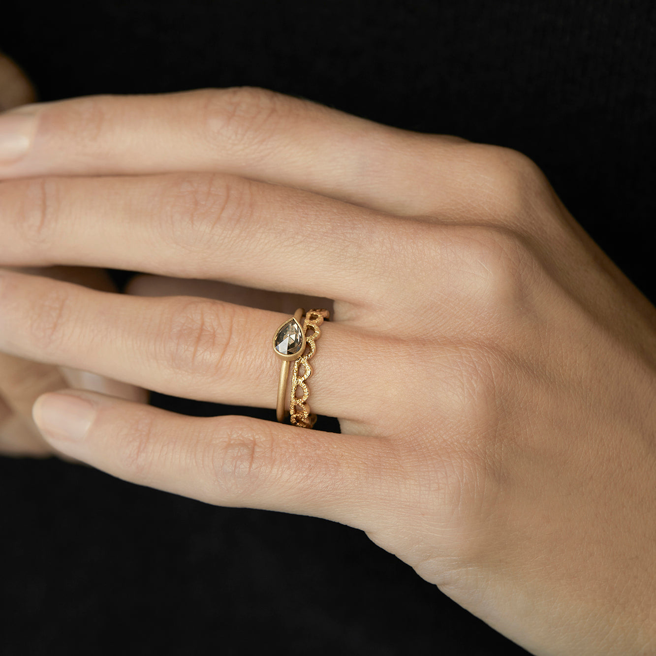 Lace Scallop Ring | R0803