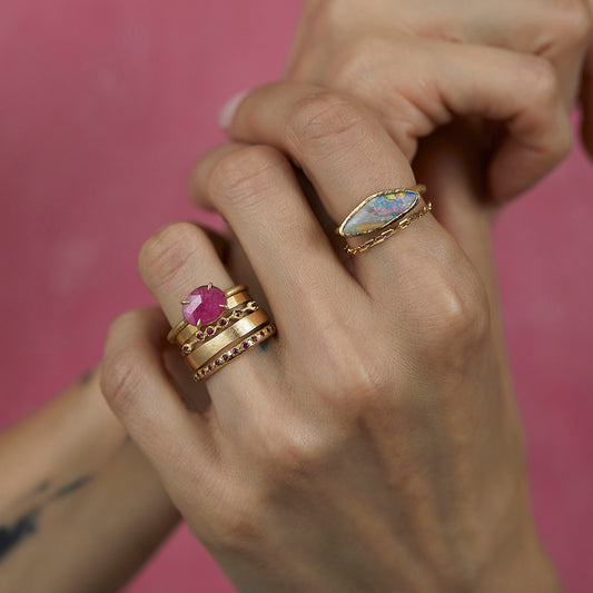 1.49 Carat One-of-a-Kind Sliced Ruby Ring | RR3-OOAK