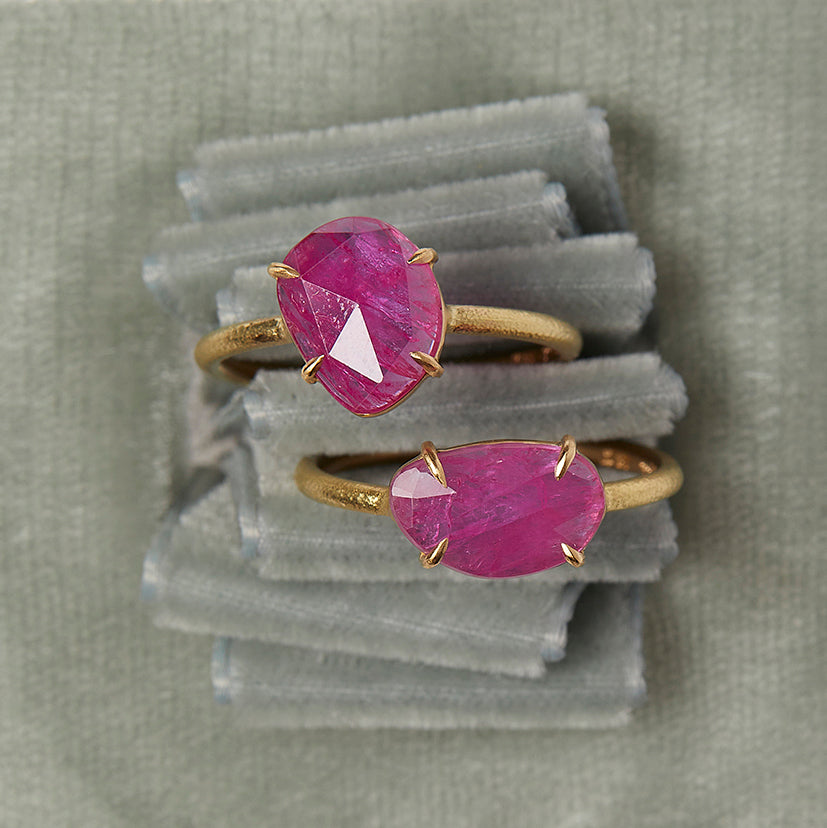 1.76 Carat One-of-a-Kind Sliced Ruby Ring | RR6-OOAK