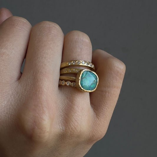 18K Yellow Gold on Model