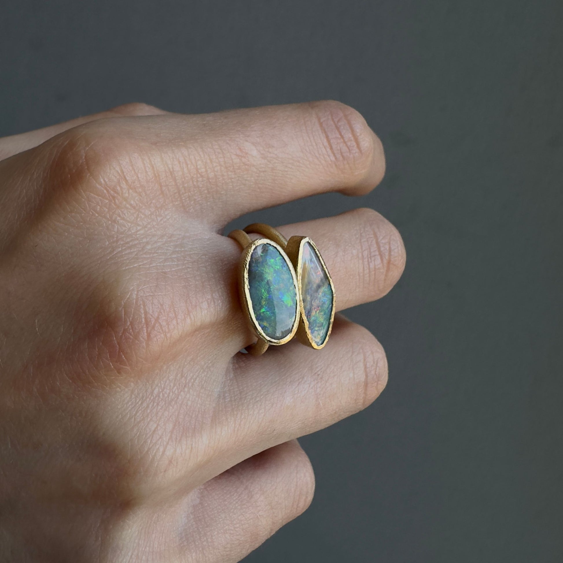 18K Yellow Gold on Model