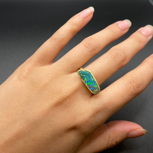 18K Yellow Gold on Model