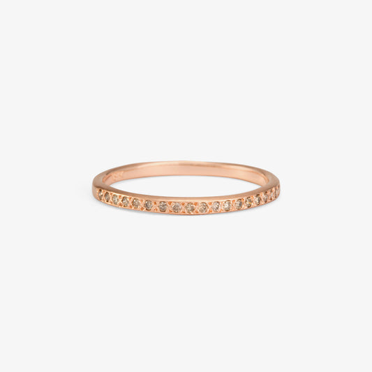 Brown Diamond Half-Eternity Band | R0207BR ~