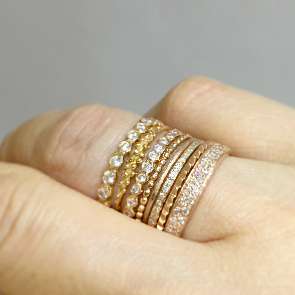 White Diamond Double Eternity Band | R7101W