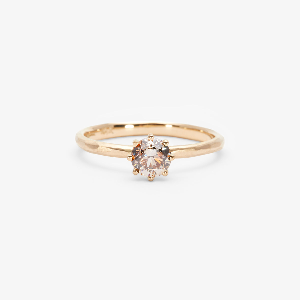 R19006BR | 5mm Brown Diamond Blooming Ring