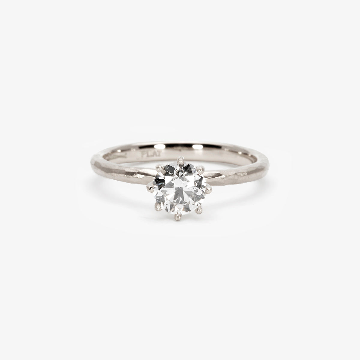 5.6mm White Diamond Blooming Ring | R19007W