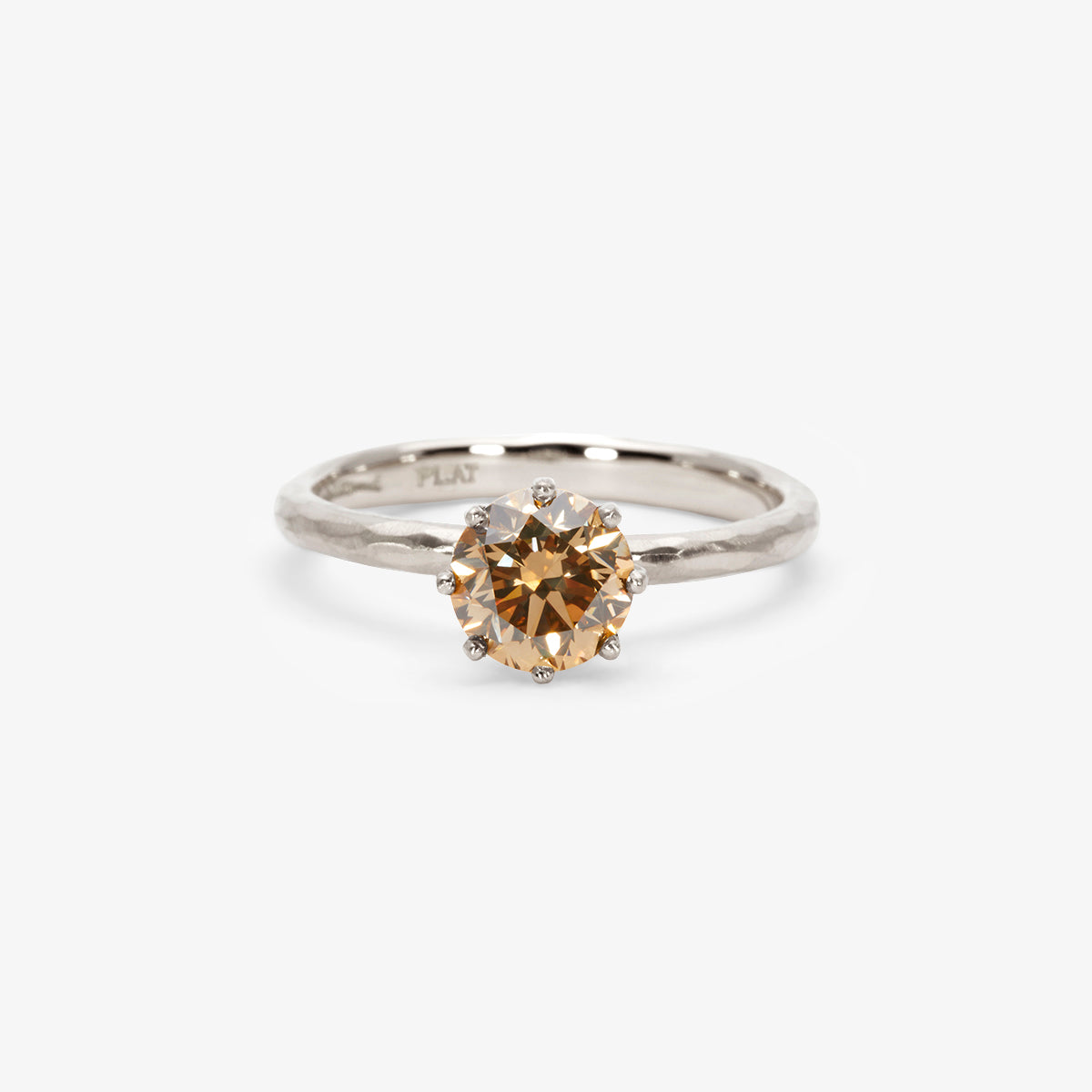 6.3mm Brown Diamond Blooming Ring | R19008BR