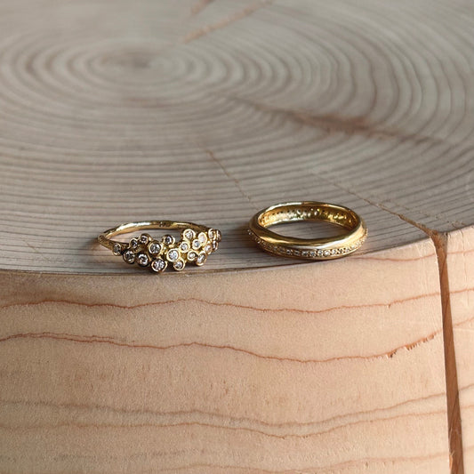 Brown Diamond Cluster Ring | R2701BR