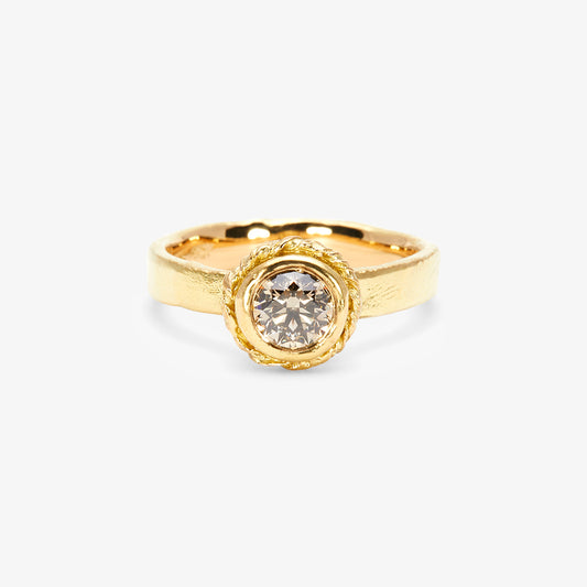 5mm Brown Diamond Dawn Ring | R35006BR