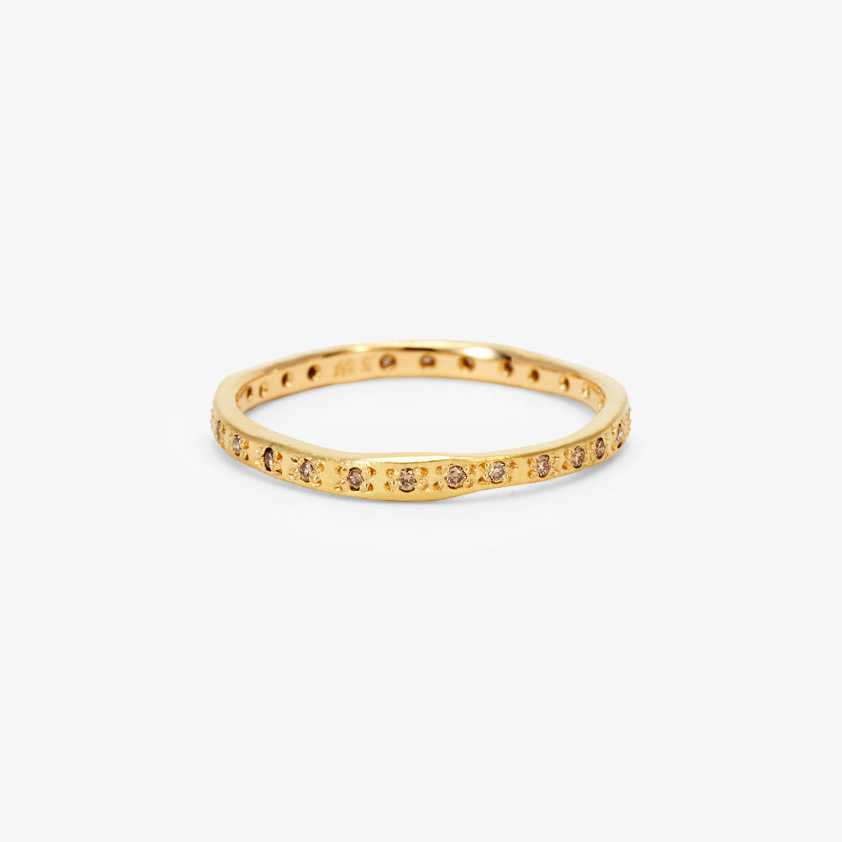 1.8mm Brown Diamond Glimmer Eternity Band | R36001BR