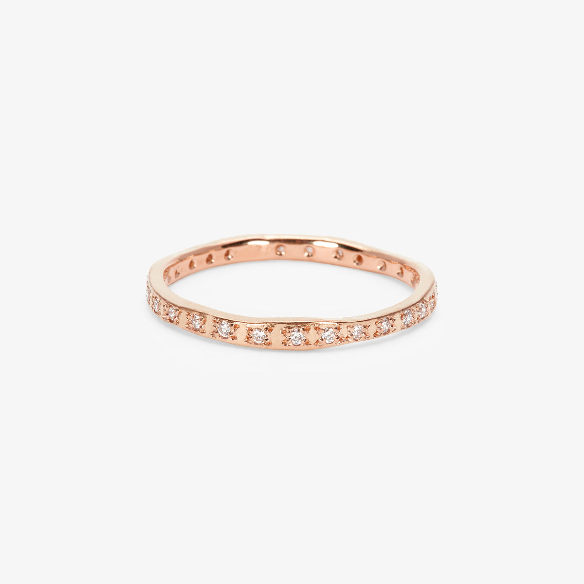 1.8mm White Diamond Glimmer Eternity Band | R36001W