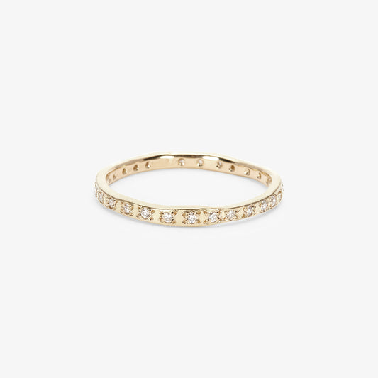1.8mm White Diamond Glimmer Eternity Band | R36001W