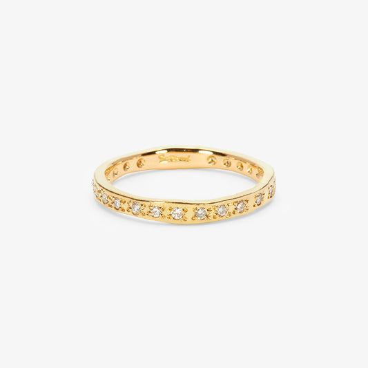 2.3mm White Diamond Glimmer Eternity Band | R36002W