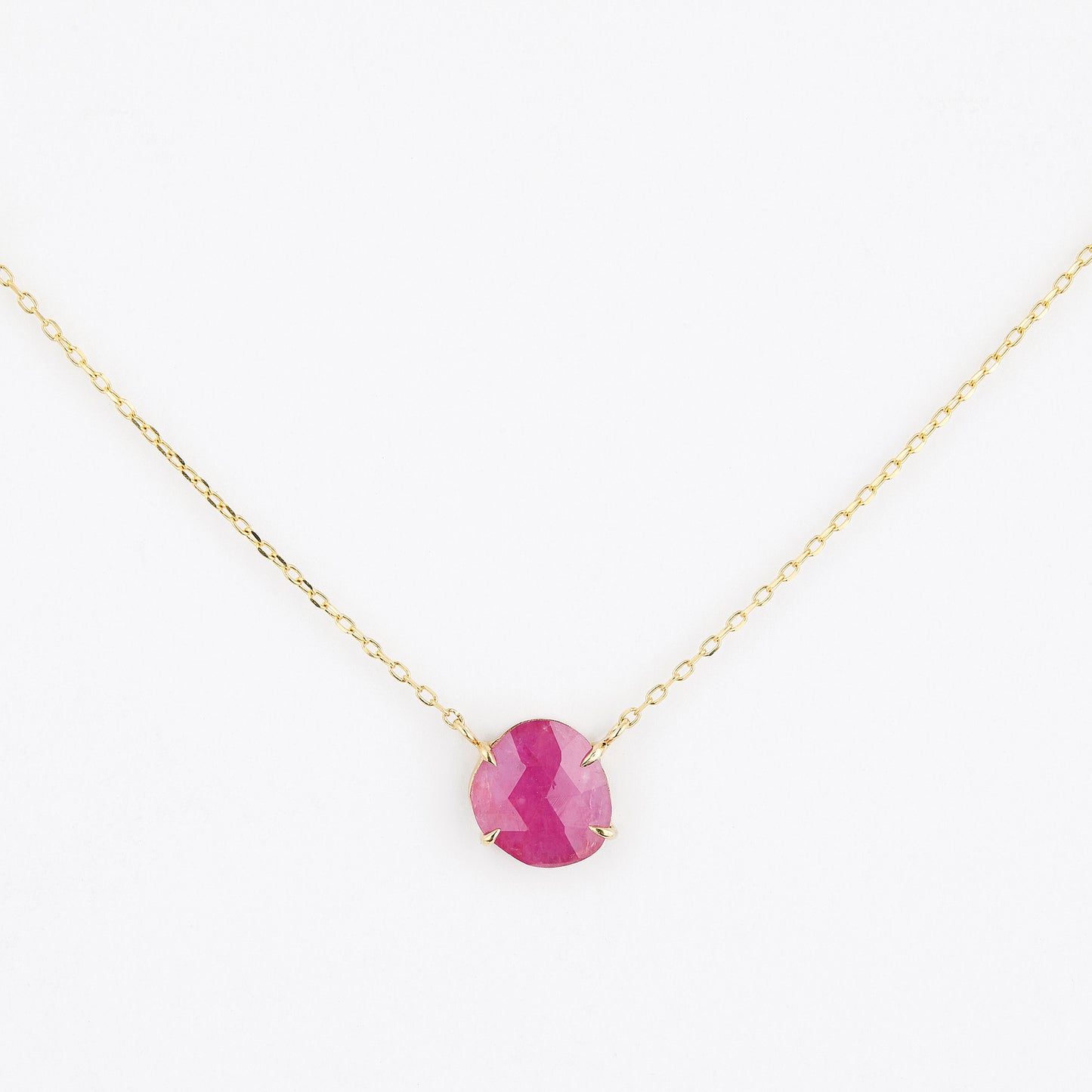 2.23 Carat One-of-a-Kind Sliced Ruby Necklace | RN1-OOAK