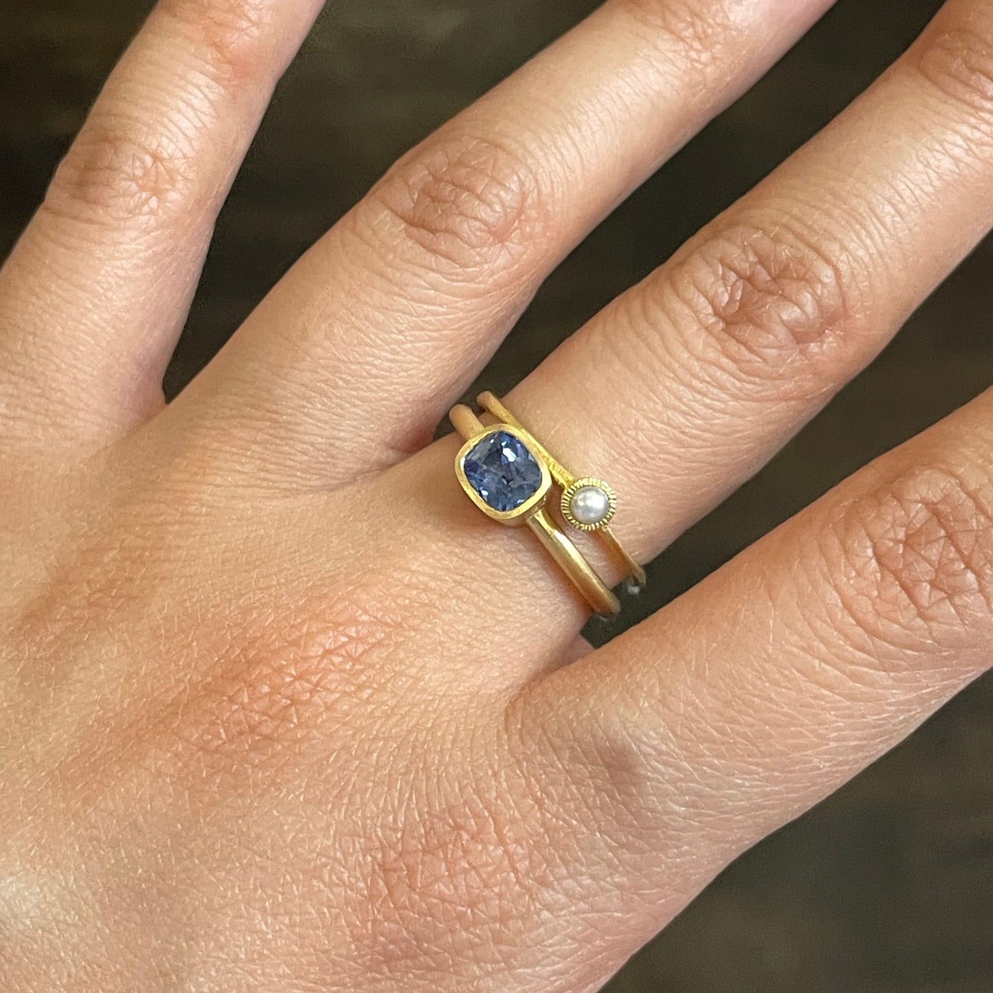 18K Yellow Gold on Model