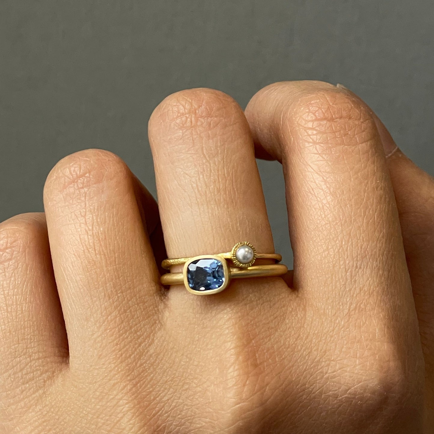 18K Yellow Gold on Model