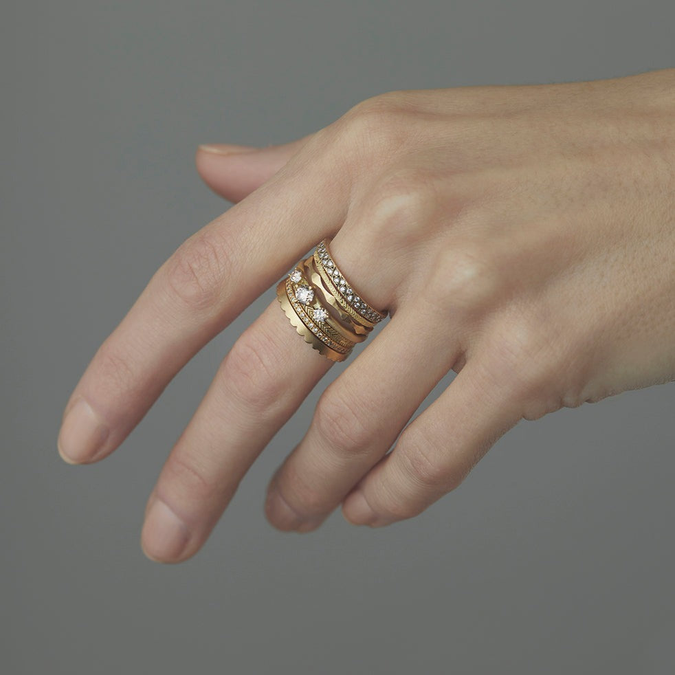 Scallop Edge Ring | R0801