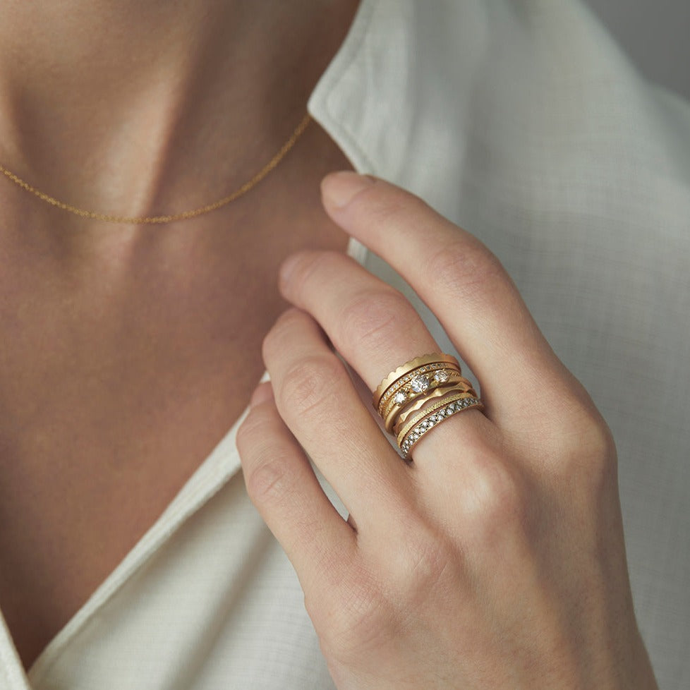 Scallop Edge Ring | R0801