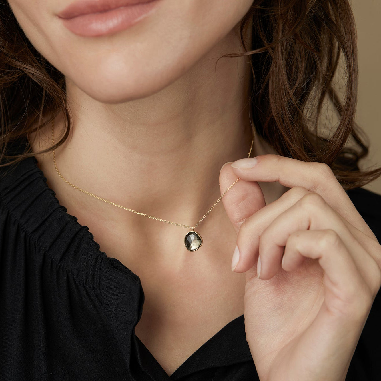 18K Yellow Gold on Model