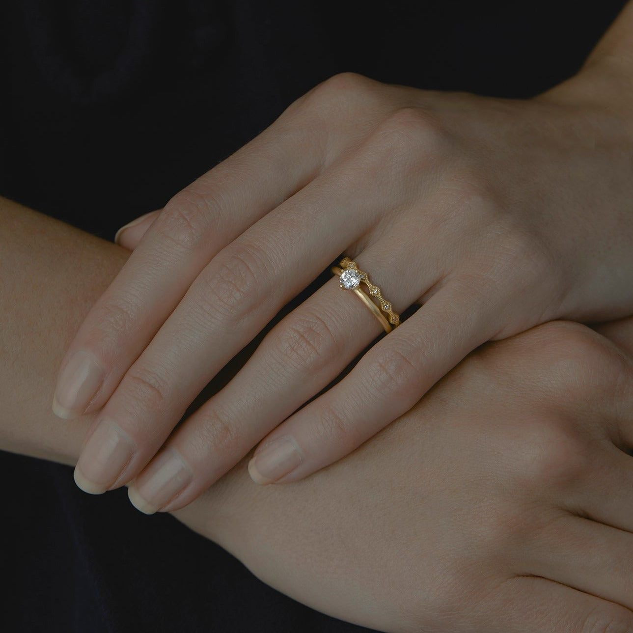 White Diamond Kite Eternity Band | R9301W