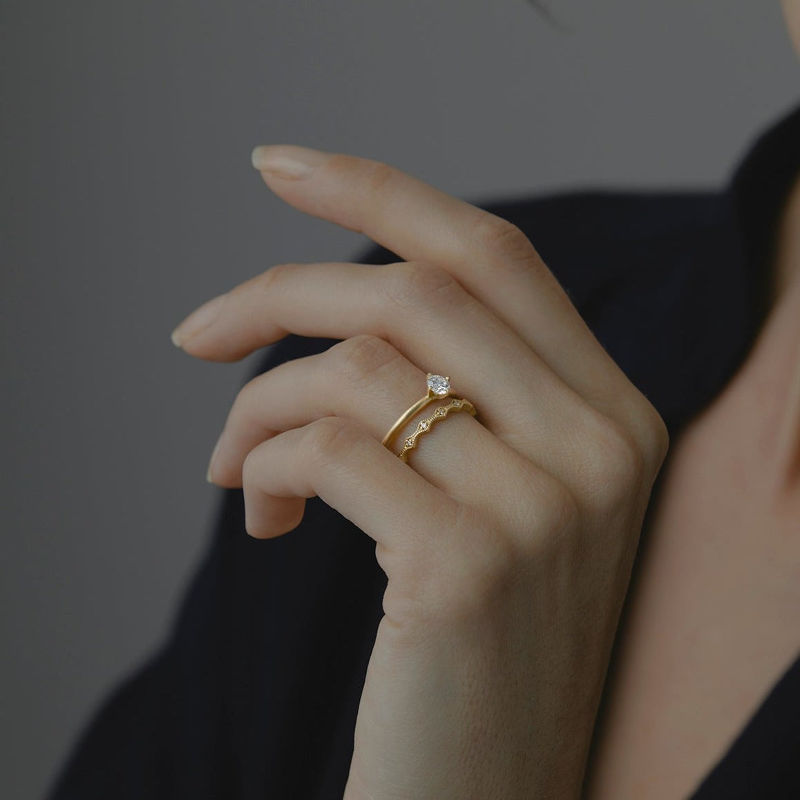 White Diamond Kite Eternity Band | R9301W