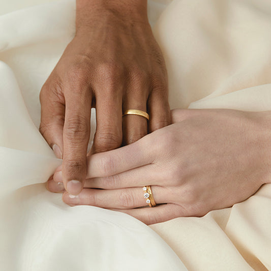 White Diamond Trinity Ring | R11701W