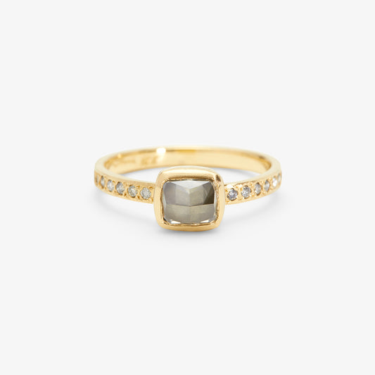 18K Yellow Gold - on 1