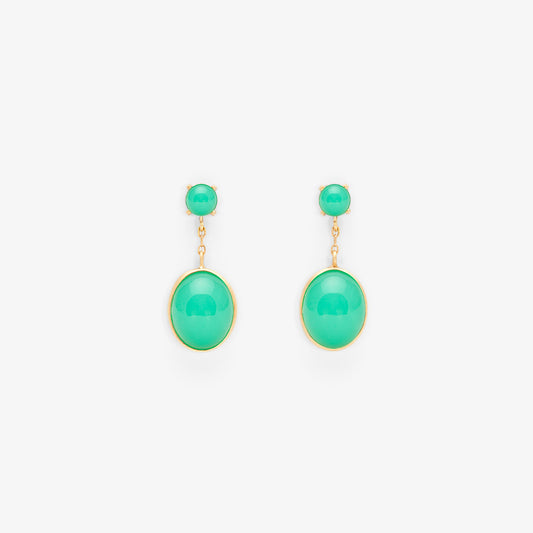 E8601CH | Chrysoprase Glacé Earring