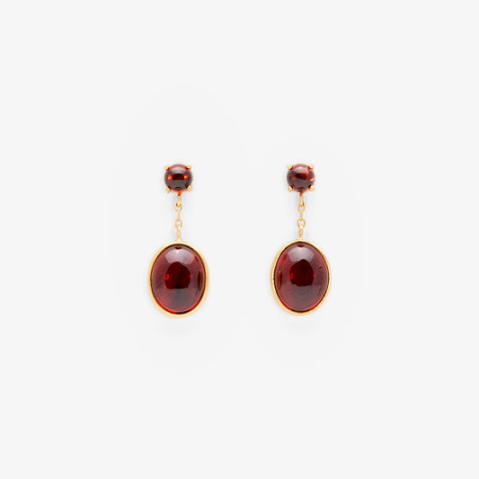 E8601GN | Garnet Glacé Earring