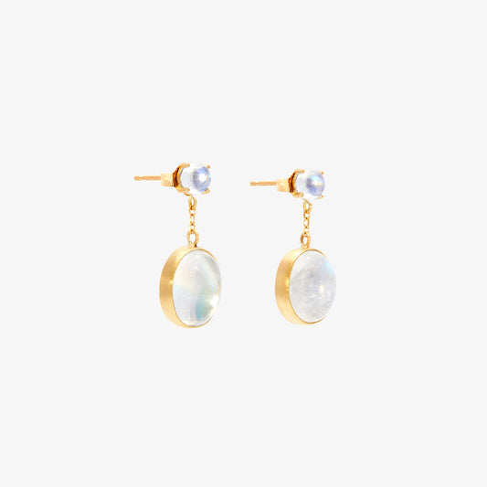 E8601RM | Rainbow Moonstone Glacé Earring