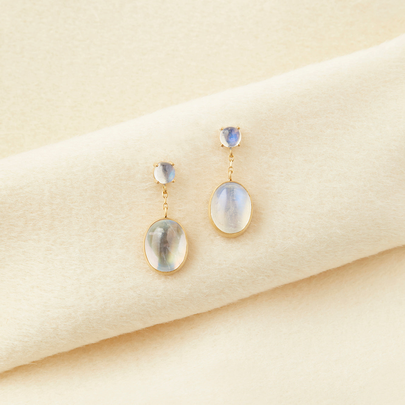 Rainbow Moonstone Glacé Earring | E8601RM ~