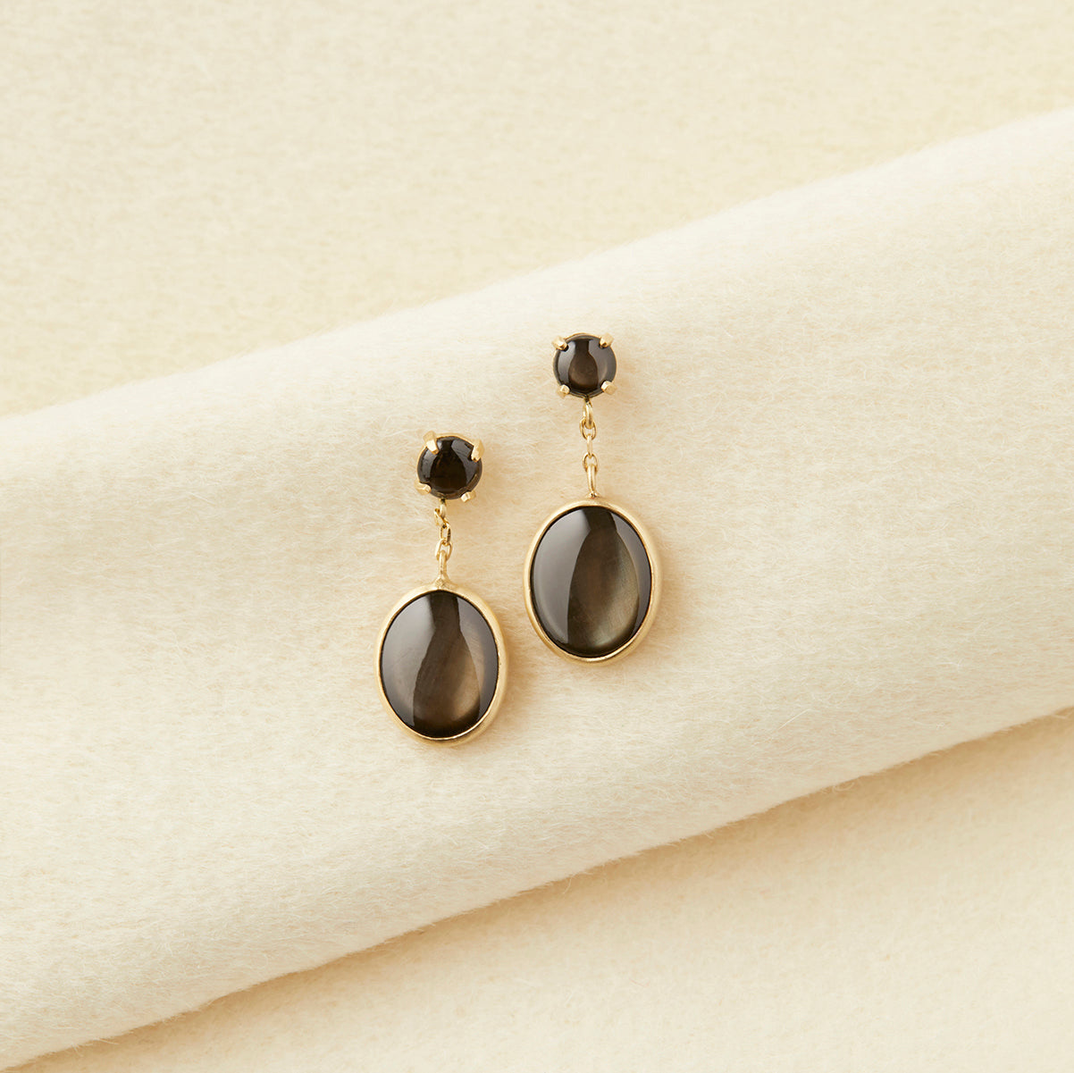 Star Sapphire Glacé Earring | E8601SSBK