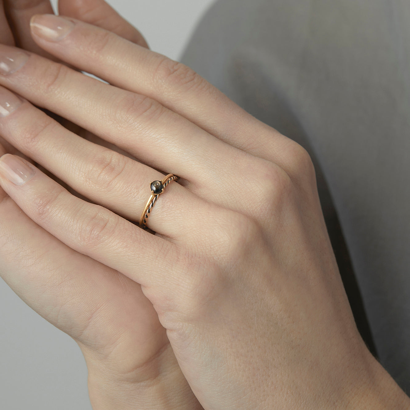 18K Yellow Gold on Model