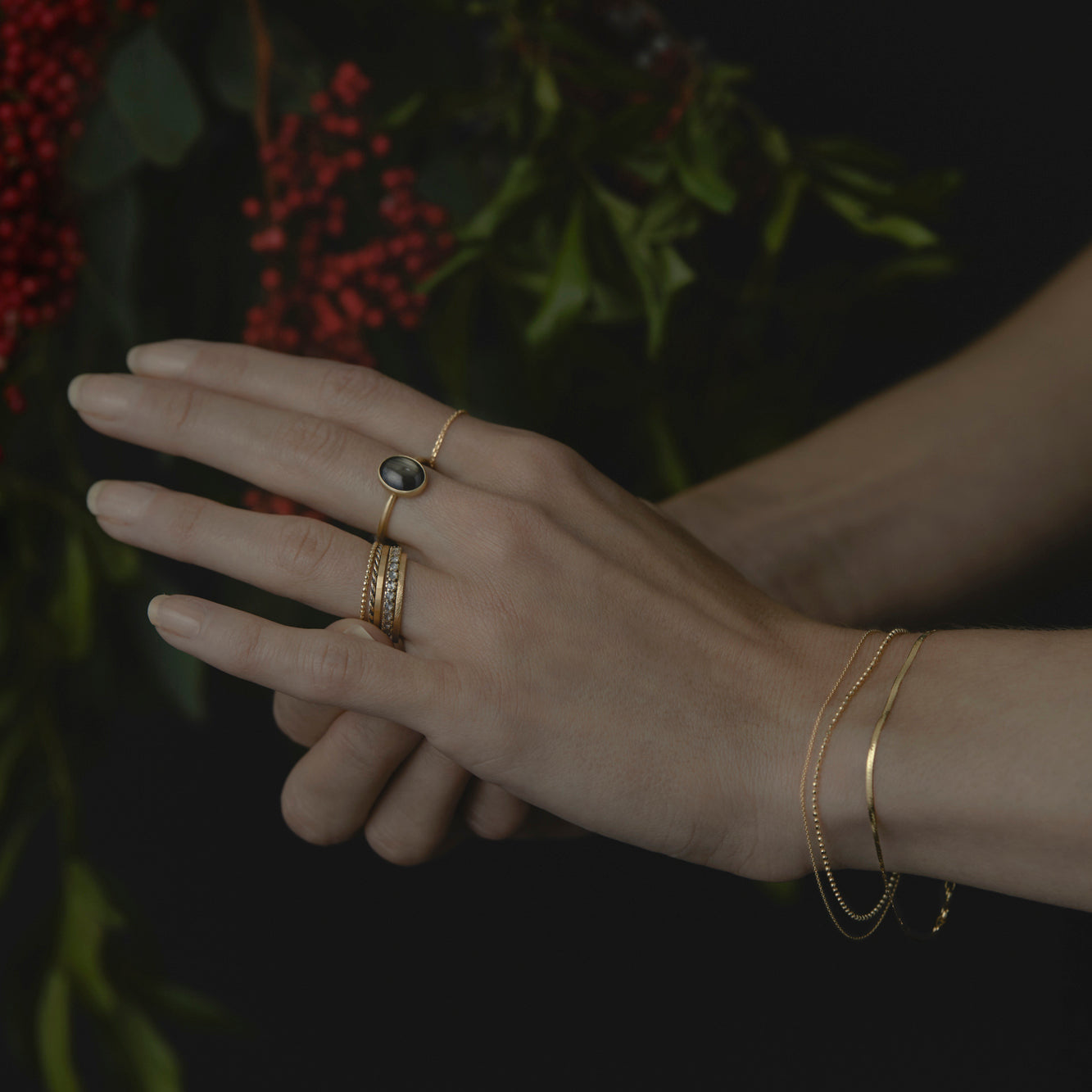 Star Sapphire Glacé Ring | R12001SSBK