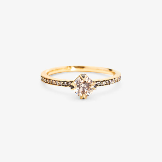 18K Yellow Gold (w/Black Rhodium)